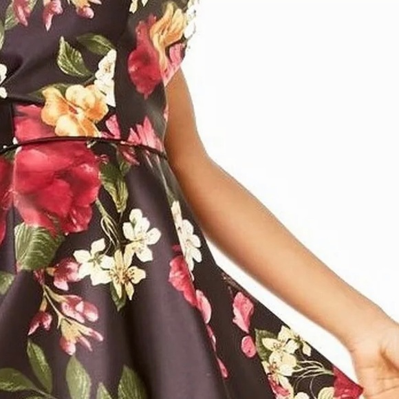 Blondie Nites A-Line Dress Black USA 7 Junior - Picture 4 of 10